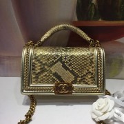 Chanel A94804-python-2 Boy Chain Around Handle Bag