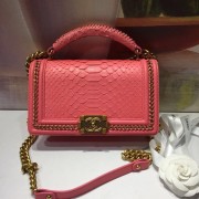 Chanel A94804-python-3 Boy Chain Around Handle Bag