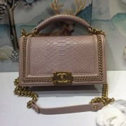 Chanel A94804-python-4 Boy Chain Around Handle Bag