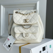 AS2908 Chanel Small Backpack in Shiny Calfskin (Authentic Quality)