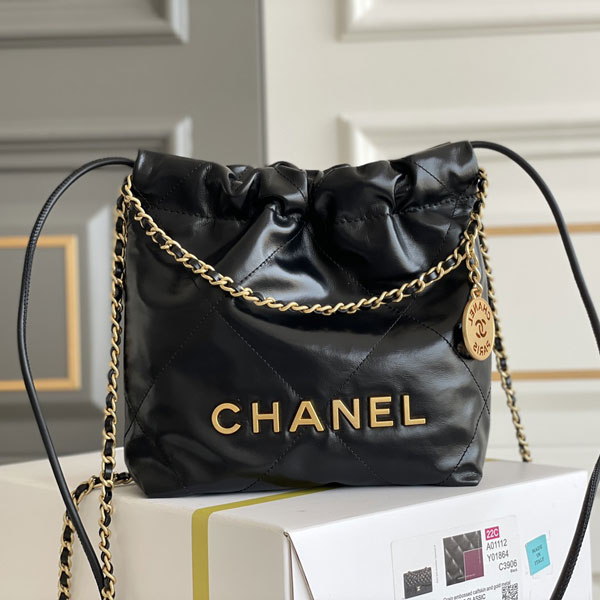 Chanel Chanel 22 Mini Handbag As3980 B13105 NP357, Brown, One Size