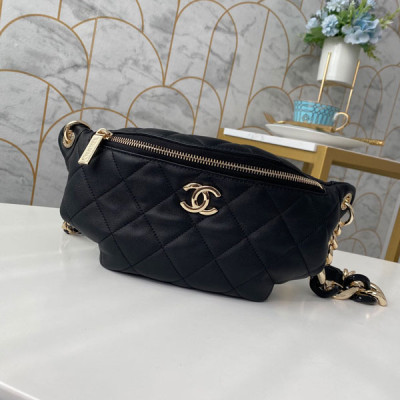 AS1356 Chanel Lambskin Waist Bag  (Authentic Quality)